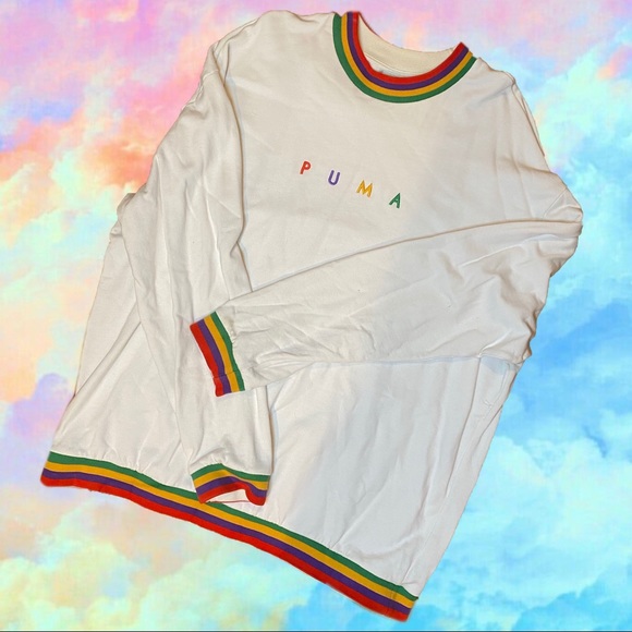 puma rainbow sweatshirt